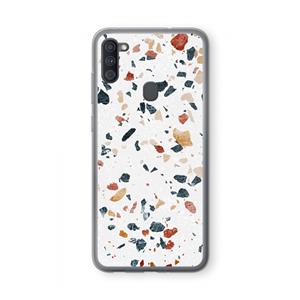 CaseCompany Terrazzo N°4: Samsung Galaxy A11 Transparant Hoesje