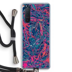CaseCompany Sleeping Dreams: Sony Xperia 5 II Transparant Hoesje met koord