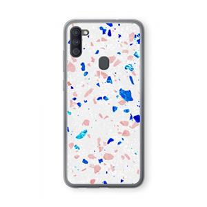 CaseCompany Terrazzo N°6: Samsung Galaxy A11 Transparant Hoesje