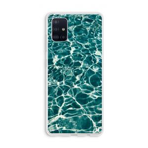CaseCompany Weerkaatsing water: Galaxy A51 4G Transparant Hoesje