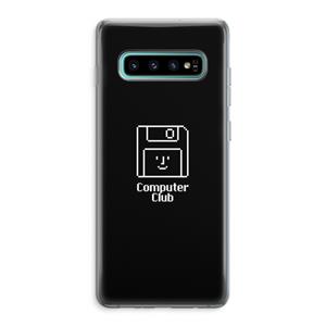 CaseCompany Hello: Samsung Galaxy S10 Plus Transparant Hoesje