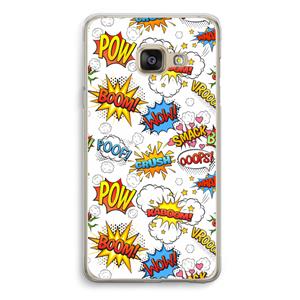 CaseCompany Pow Smack: Samsung A3 (2017) Transparant Hoesje