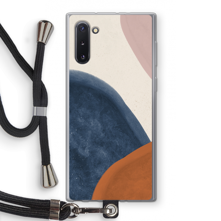 CaseCompany Geo #1: Samsung Galaxy Note 10 Transparant Hoesje met koord