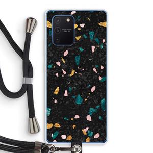 CaseCompany Terrazzo N°10: Samsung Galaxy Note 10 Lite Transparant Hoesje met koord