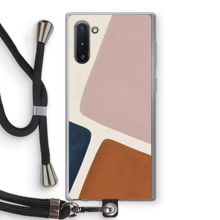 CaseCompany Geo #2: Samsung Galaxy Note 10 Transparant Hoesje met koord
