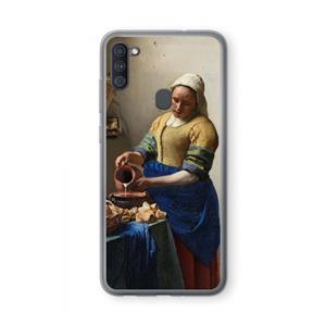 CaseCompany The Milkmaid: Samsung Galaxy A11 Transparant Hoesje