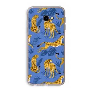 CaseCompany Luipaard: Samsung Galaxy J4 Plus Transparant Hoesje