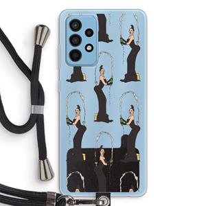 CaseCompany Pop Some Kim: Samsung Galaxy A52 Transparant Hoesje met koord