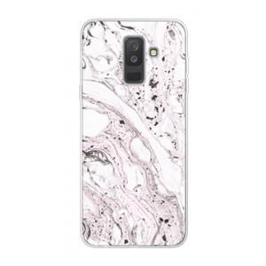 CaseCompany Mengelmoes: Samsung Galaxy A6 Plus (2018) Transparant Hoesje