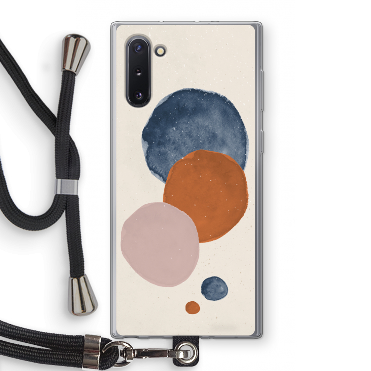 CaseCompany Geo #4: Samsung Galaxy Note 10 Transparant Hoesje met koord