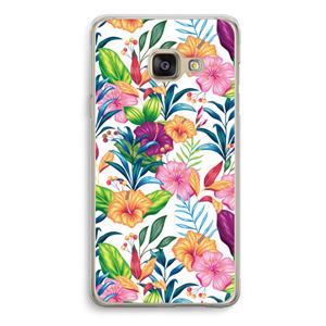 CaseCompany Tropisch 2: Samsung A3 (2017) Transparant Hoesje