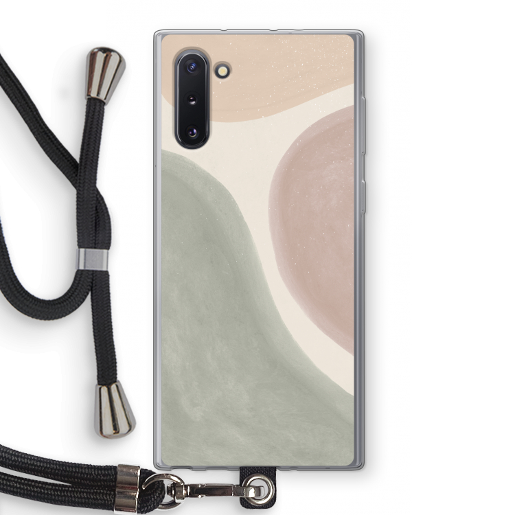 CaseCompany Geo #6: Samsung Galaxy Note 10 Transparant Hoesje met koord