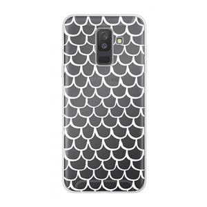 CaseCompany Dakpannetjes: Samsung Galaxy A6 Plus (2018) Transparant Hoesje