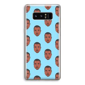 CaseCompany Kanye Call Me℃: Samsung Galaxy Note 8 Transparant Hoesje