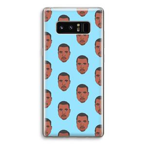 CaseCompany Kanye Call Me℃: Samsung Galaxy Note 8 Transparant Hoesje