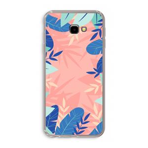 CaseCompany Tropisch: Samsung Galaxy J4 Plus Transparant Hoesje
