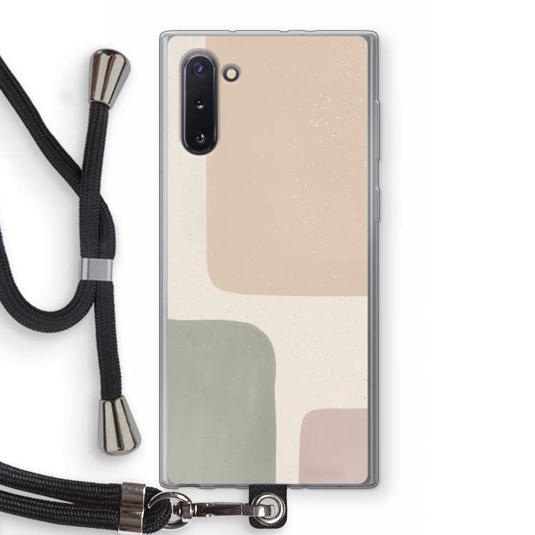 CaseCompany Geo #7: Samsung Galaxy Note 10 Transparant Hoesje met koord