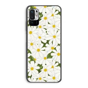 CaseCompany Summer Daisies: Xiaomi Redmi Note 10 5G Transparant Hoesje