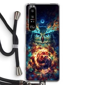 CaseCompany Aurowla: Sony Xperia 1 III Transparant Hoesje met koord