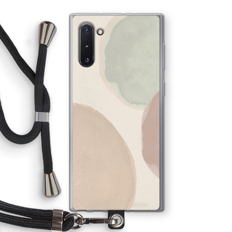 CaseCompany Geo #8: Samsung Galaxy Note 10 Transparant Hoesje met koord
