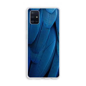 CaseCompany Pauw: Galaxy A51 4G Transparant Hoesje