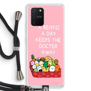 CaseCompany Bento a day: Samsung Galaxy S10 Lite Transparant Hoesje met koord