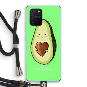 CaseCompany Avocuddle: Samsung Galaxy Note 10 Lite Transparant Hoesje met koord
