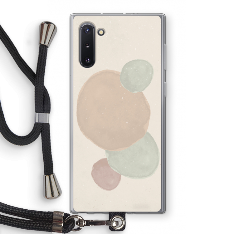 CaseCompany Geo #9: Samsung Galaxy Note 10 Transparant Hoesje met koord