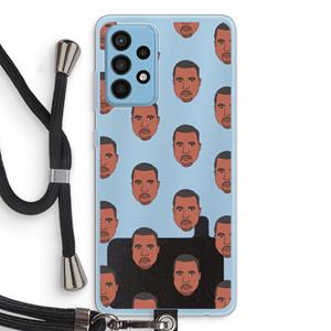 CaseCompany Kanye Call Me℃: Samsung Galaxy A52 Transparant Hoesje met koord