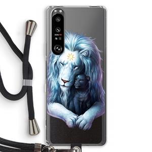 CaseCompany Child Of Light: Sony Xperia 1 III Transparant Hoesje met koord