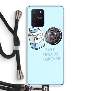 CaseCompany Best Friend Forever: Samsung Galaxy Note 10 Lite Transparant Hoesje met koord