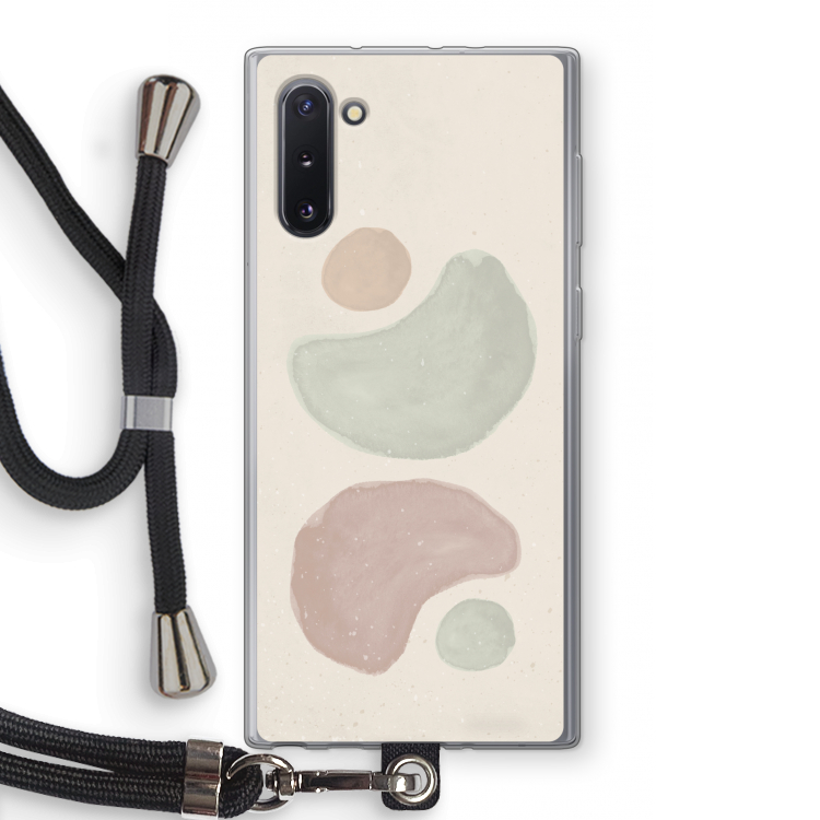 CaseCompany Geo #10: Samsung Galaxy Note 10 Transparant Hoesje met koord