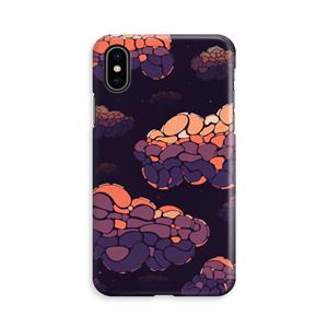 CaseCompany Patroon Wolken: iPhone Xs Volledig Geprint Hoesje