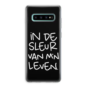 CaseCompany De Sleur: Samsung Galaxy S10 Plus Transparant Hoesje