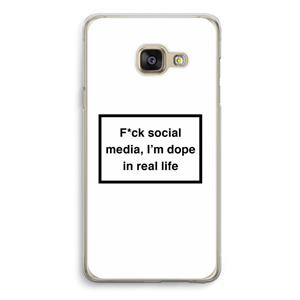 CaseCompany I'm dope: Samsung A3 (2017) Transparant Hoesje