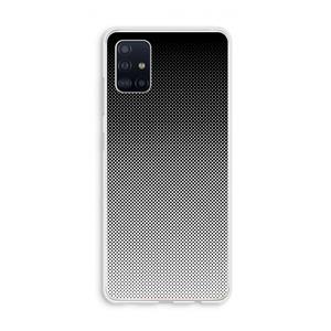 CaseCompany Musketon Halftone: Galaxy A51 4G Transparant Hoesje
