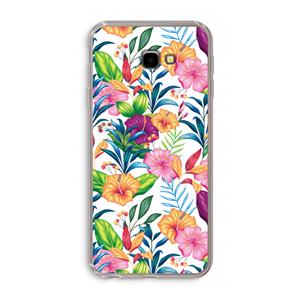 CaseCompany Tropisch 2: Samsung Galaxy J4 Plus Transparant Hoesje