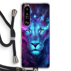 CaseCompany Firstborn: Sony Xperia 1 III Transparant Hoesje met koord