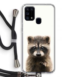 CaseCompany Rocco: Samsung Galaxy M31 Transparant Hoesje met koord