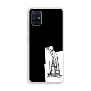 CaseCompany Musketon Painter: Galaxy A51 4G Transparant Hoesje