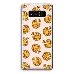 CaseCompany You Had Me At Pizza: Samsung Galaxy Note 8 Transparant Hoesje