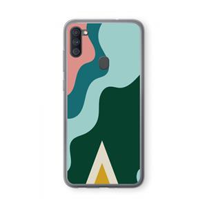 CaseCompany Noor B: Samsung Galaxy A11 Transparant Hoesje
