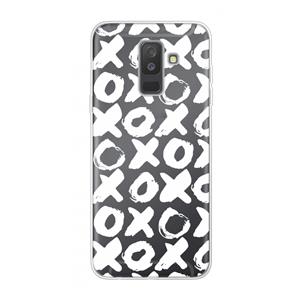 CaseCompany XOXO: Samsung Galaxy A6 Plus (2018) Transparant Hoesje