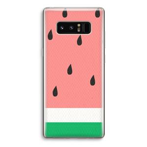 CaseCompany Watermeloen: Samsung Galaxy Note 8 Transparant Hoesje