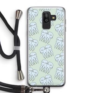 CaseCompany Octopussen: Samsung Galaxy J8 (2018) Transparant Hoesje met koord