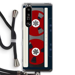 CaseCompany Here's your tape: Sony Xperia 1 III Transparant Hoesje met koord