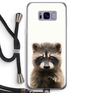 CaseCompany Rocco: Samsung Galaxy S8 Transparant Hoesje met koord