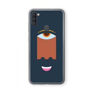 CaseCompany Mono M: Samsung Galaxy A11 Transparant Hoesje