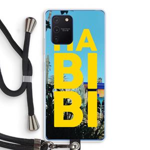 CaseCompany Habibi Majorelle : Samsung Galaxy Note 10 Lite Transparant Hoesje met koord