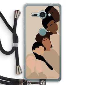 CaseCompany Sweet creatures: Sony Xperia XZ2 Compact Transparant Hoesje met koord